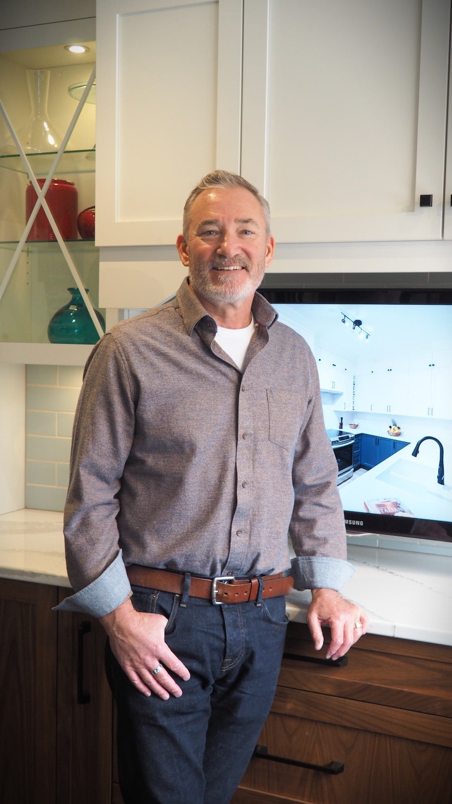 Fred Felty - the owner of Final Draft Cabinetry